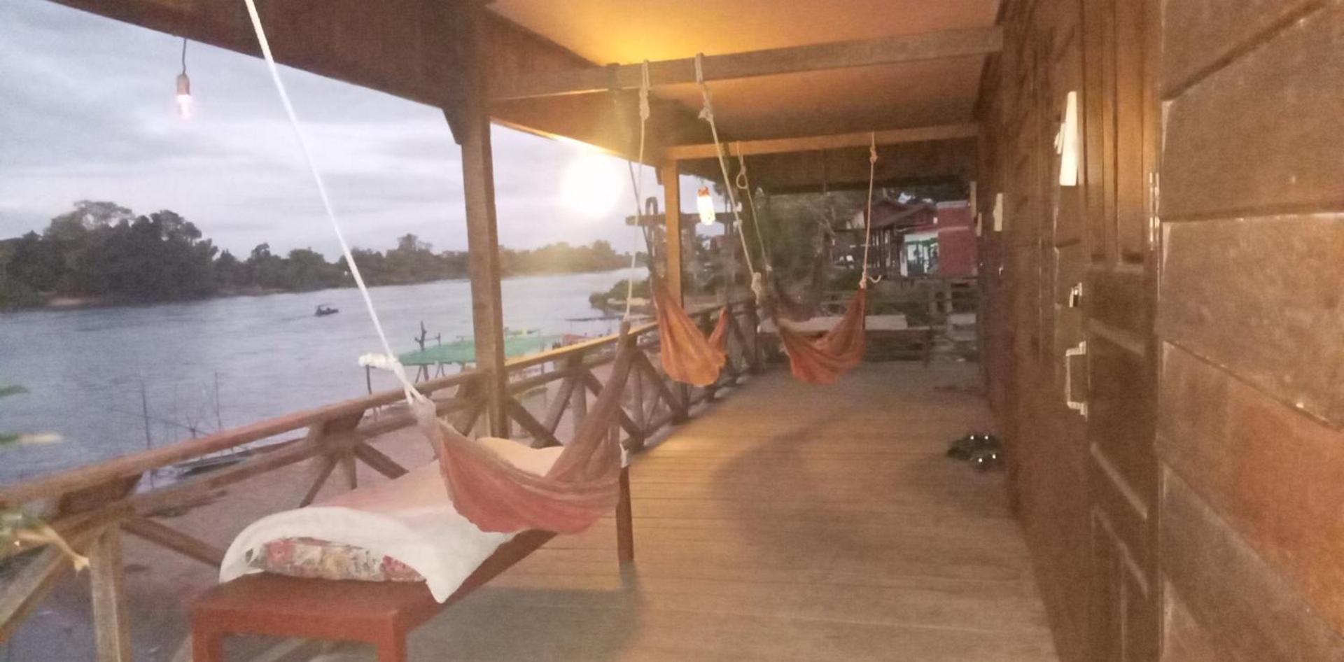 Champa Guesthouse Muang Không Esterno foto