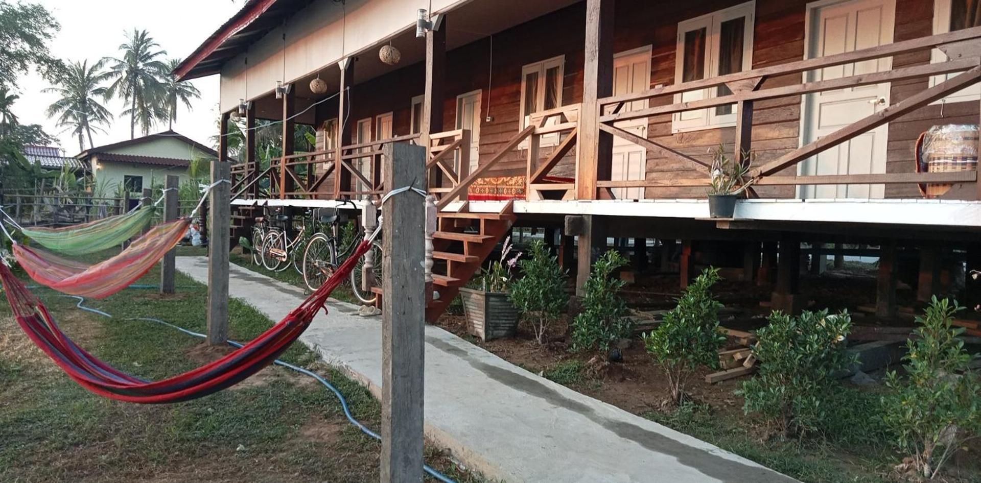 Champa Guesthouse Muang Không Esterno foto